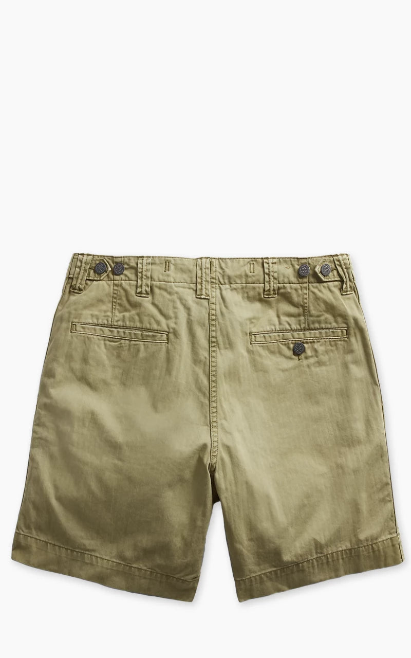 RRL Herringbone Twill Field Short Olive