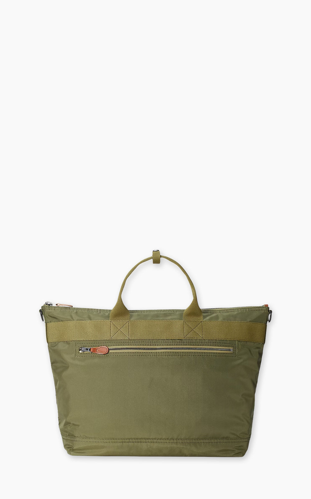 RRL Nylon Utility Messenger Bag Olive Drab