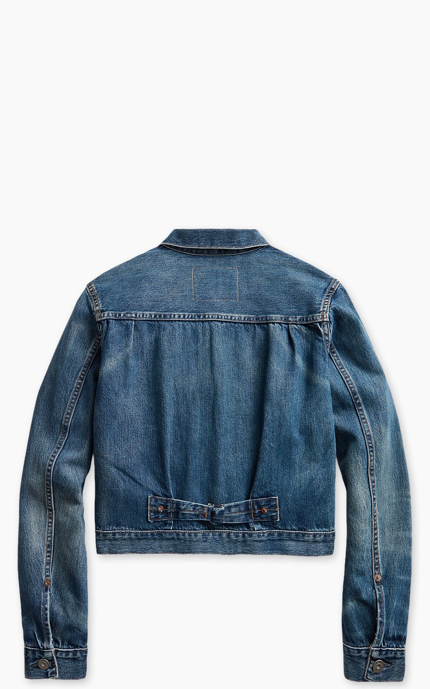 RRL Cropped Denim Jacket Kenney Wash