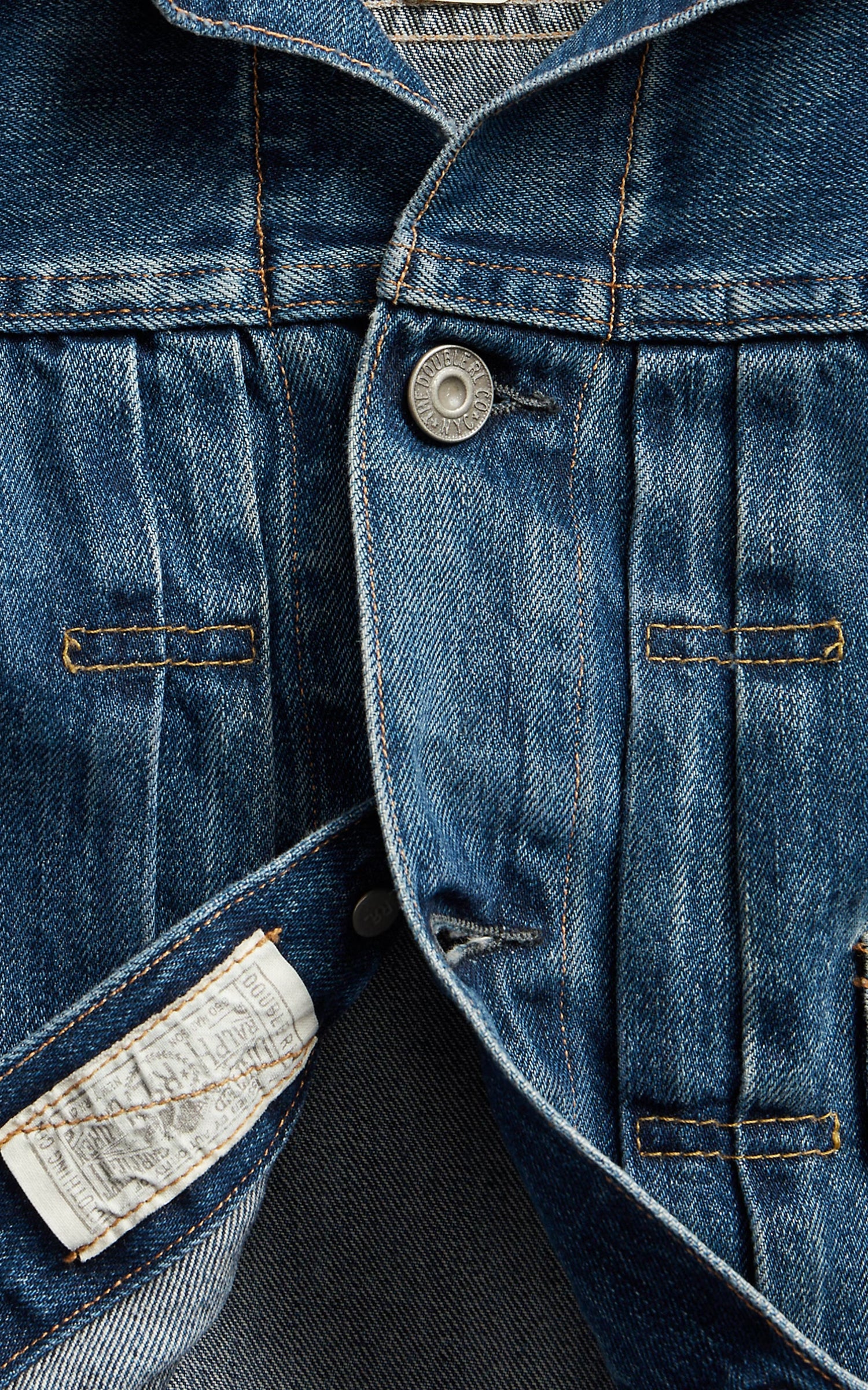 RRL Cropped Denim Jacket Kenney Wash