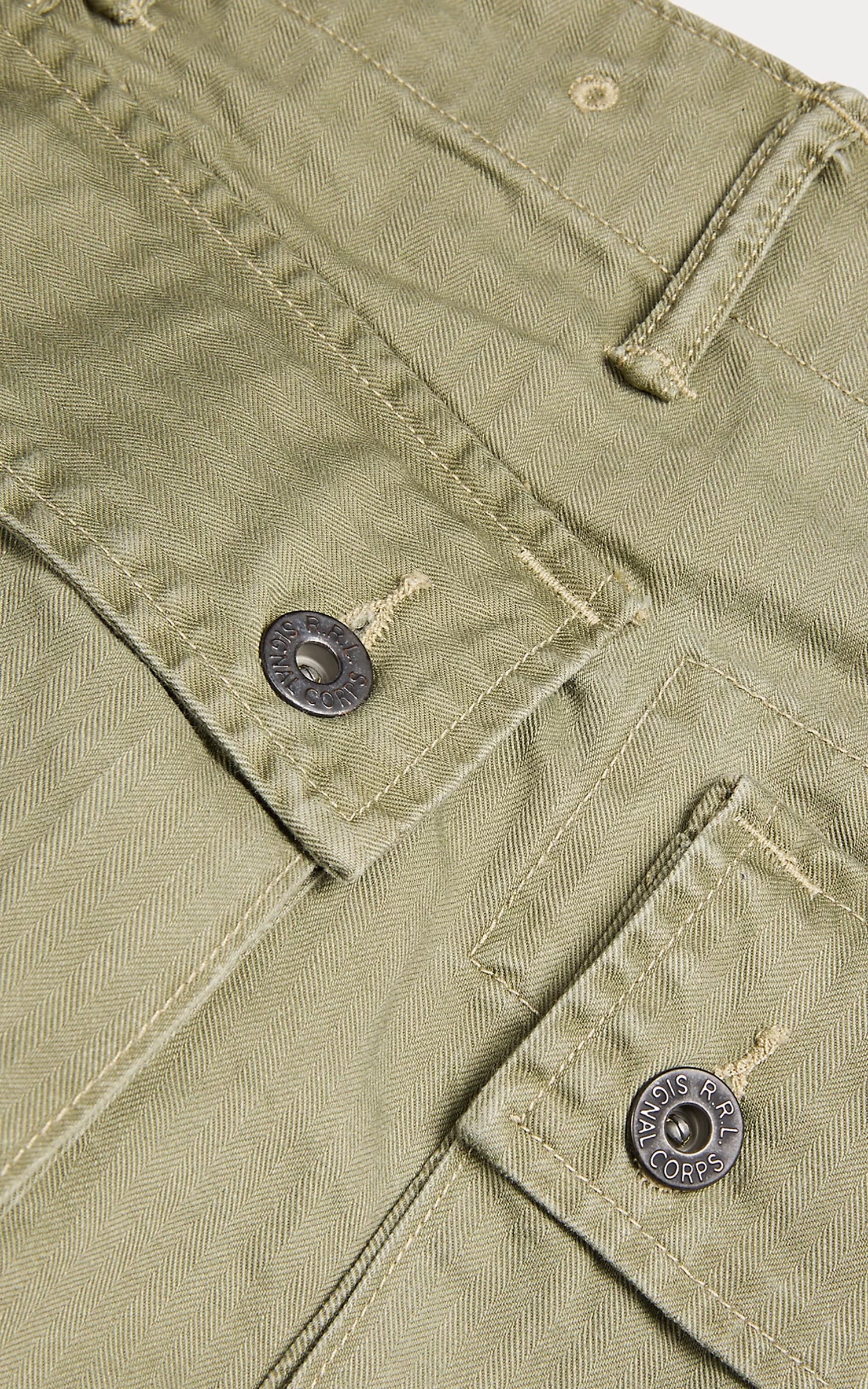RRL Herringbone Field Cargo Trouser Olive