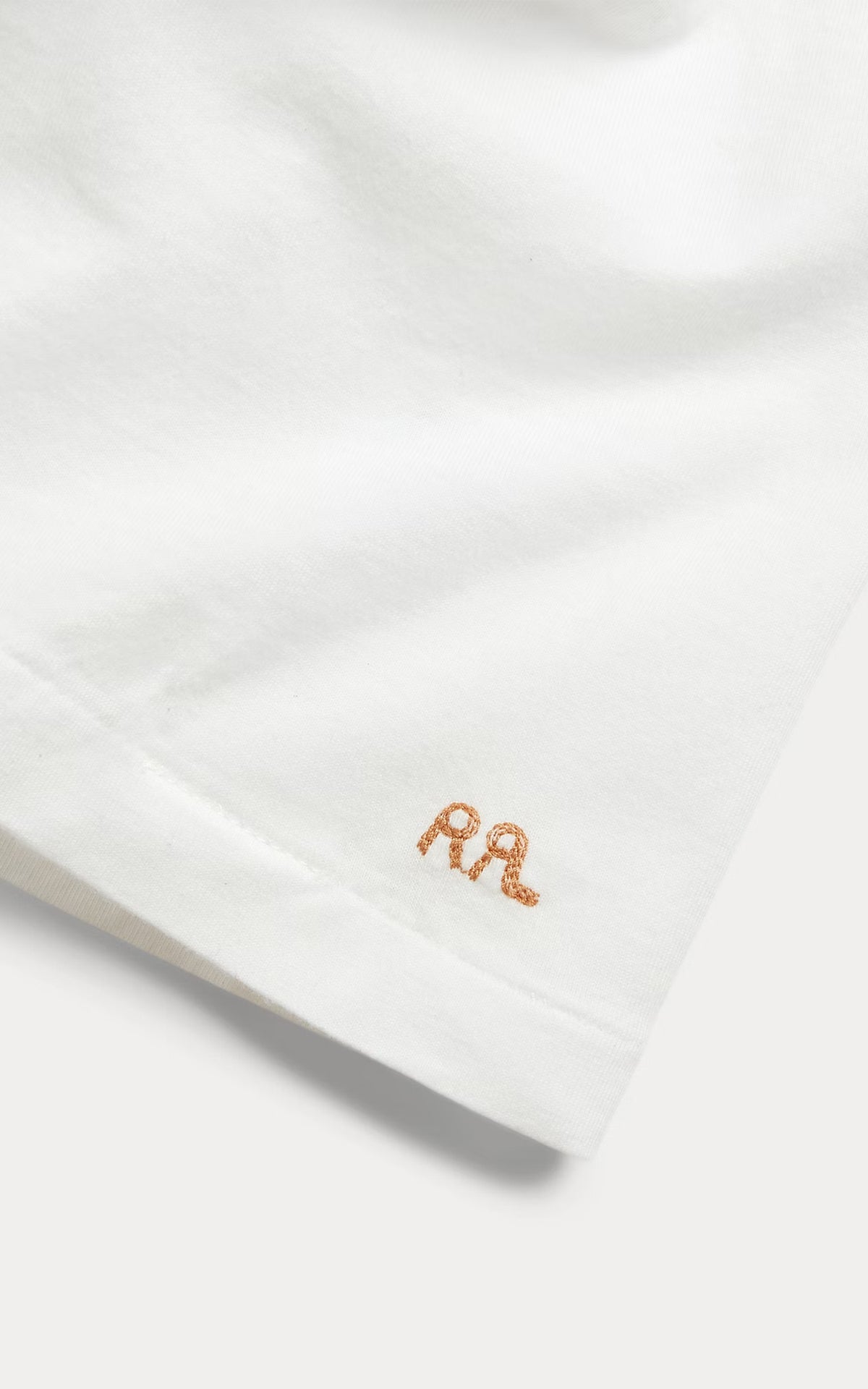 RRL Jersey Crewneck T-Shirt White