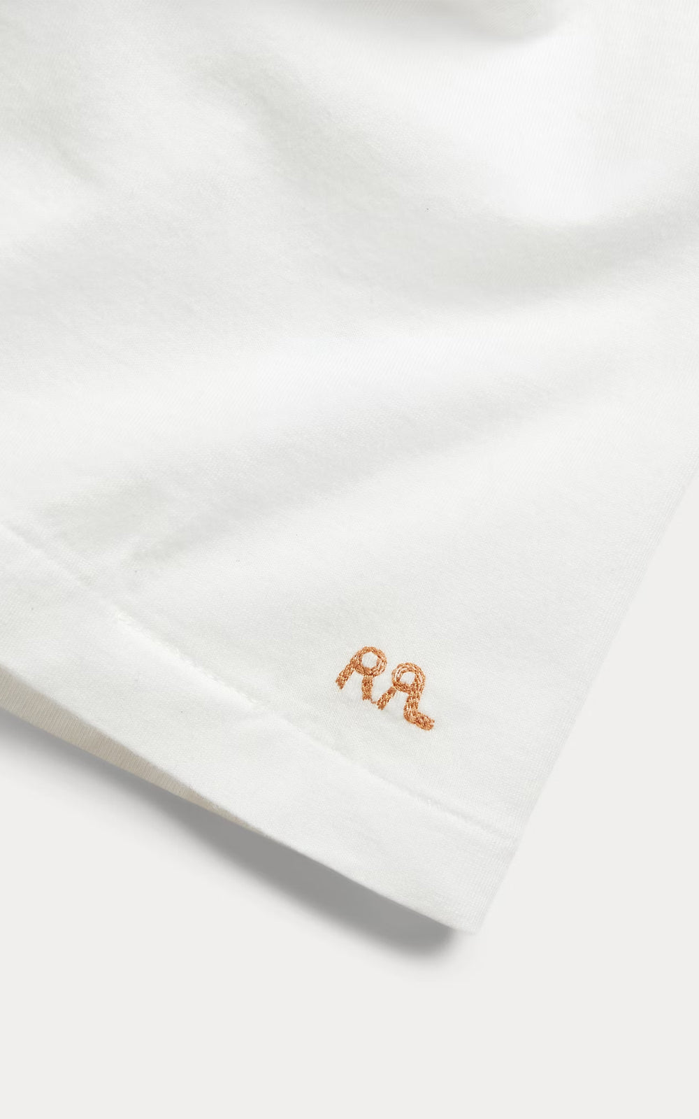 RRL Jersey Crewneck T-Shirt White