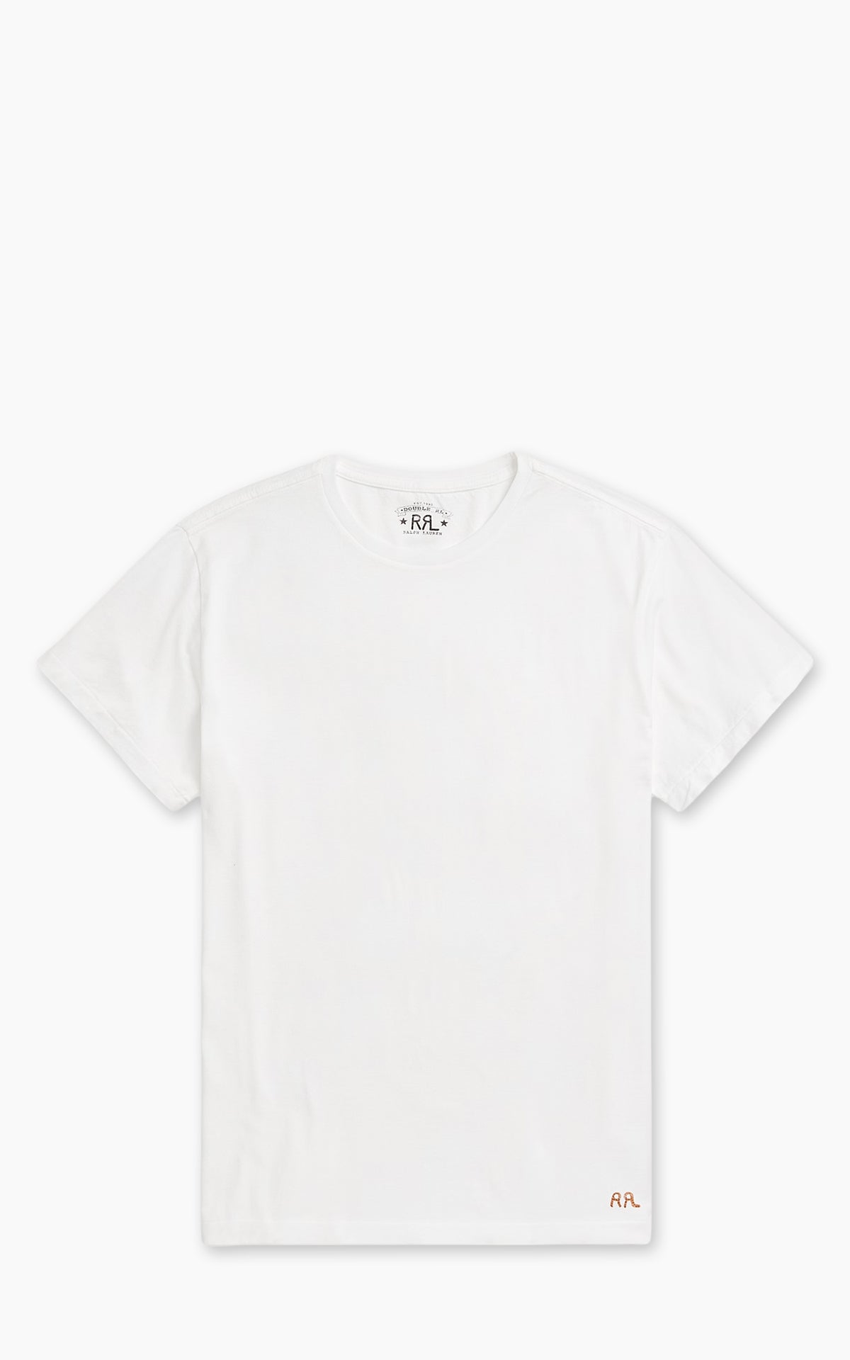 RRL Jersey Crewneck T-Shirt White