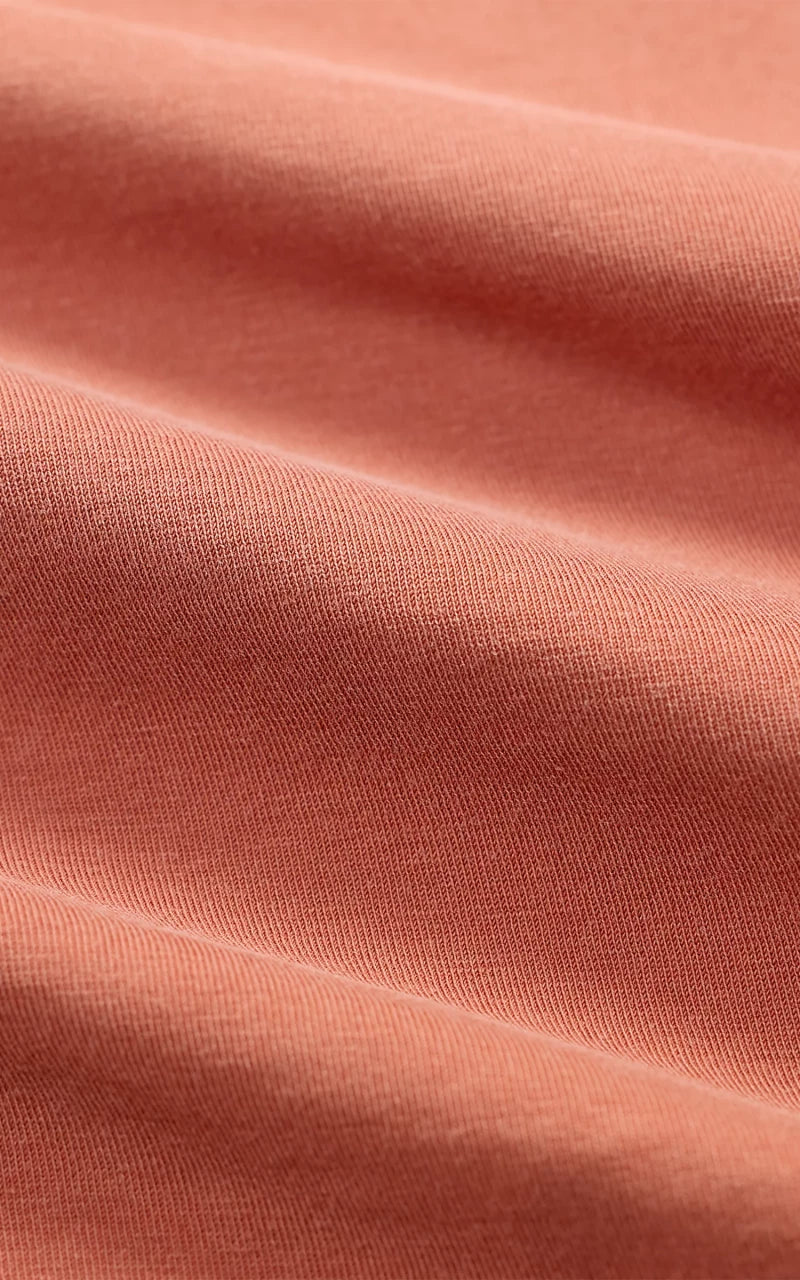 RRL Garment-Dyed Crewneck T-Shirt Red