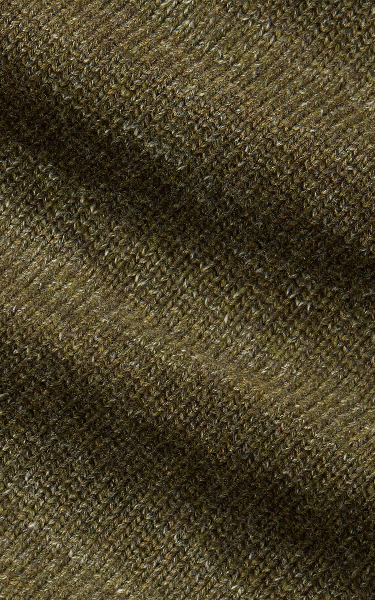 RRL Cotton-Wool Full-Zip Jumper Olive Heather