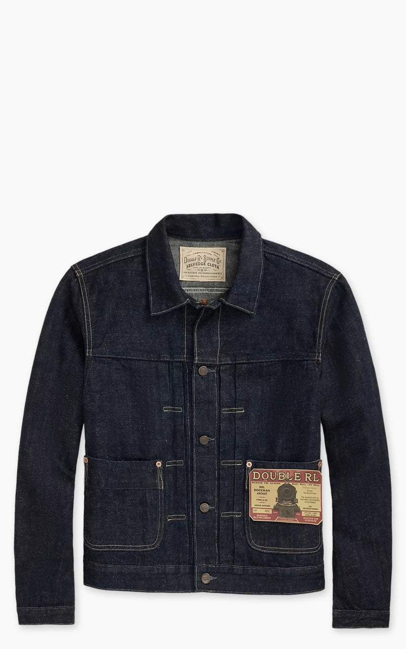 RRL Limited-Edition Embroidered Denim Jacket Rinse RRL Limited-Edition Embroidered Denim Jacket Rinse
