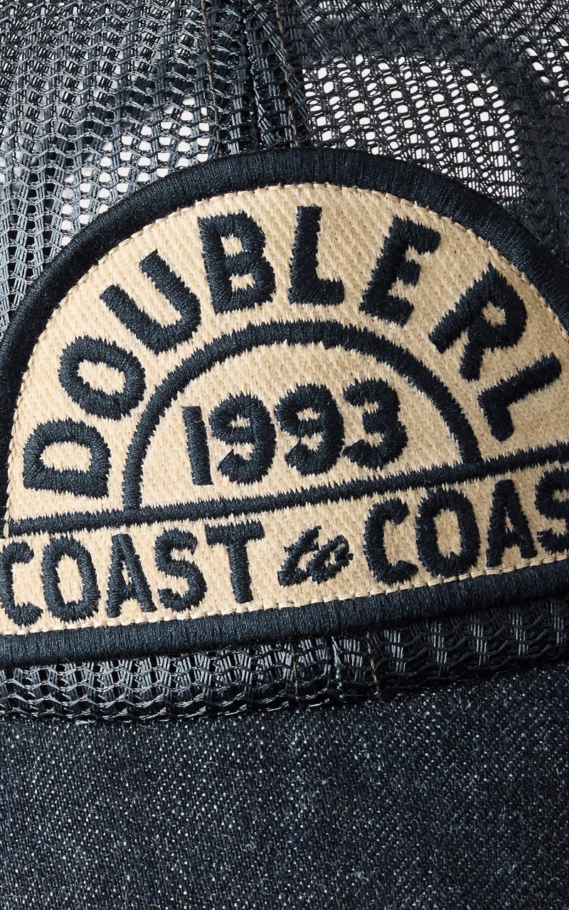 RRL Denim-Bill Mesh Trucker Cap Navy