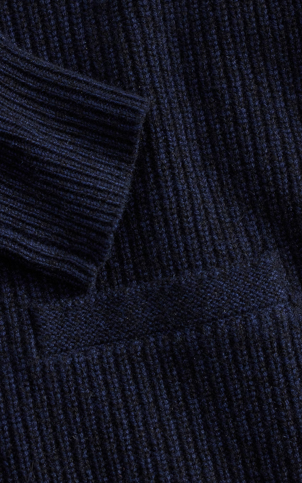 RRL Cashmere Shawl-Collar Cardigan Navy Heather