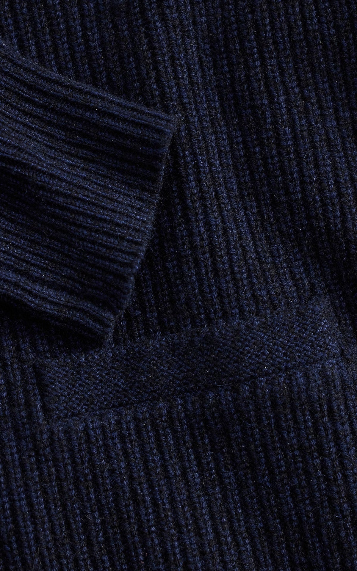 RRL Cashmere Shawl-Collar Cardigan Navy Heather