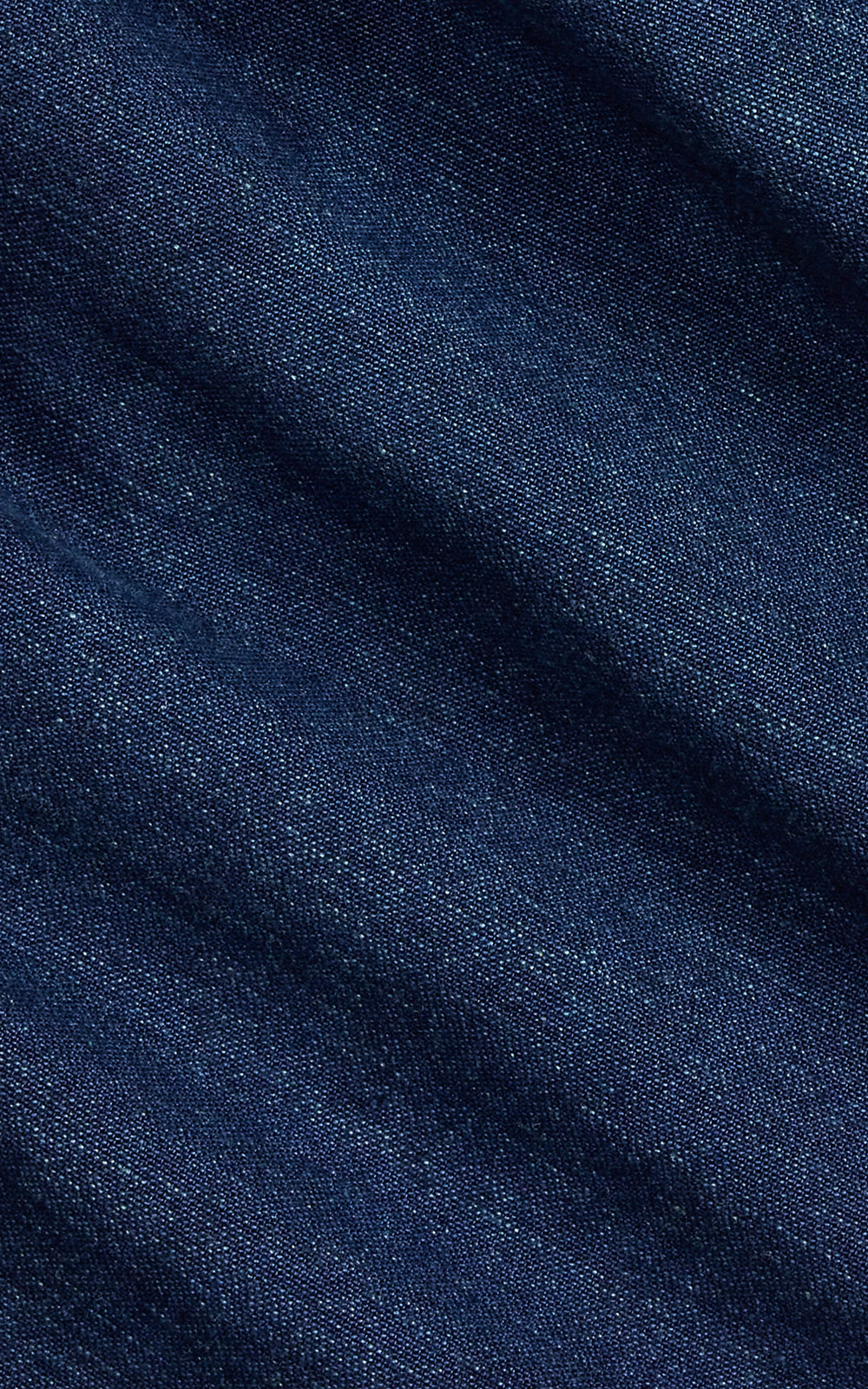 RRL Slim Fit Chamois Western Shirt Indigo