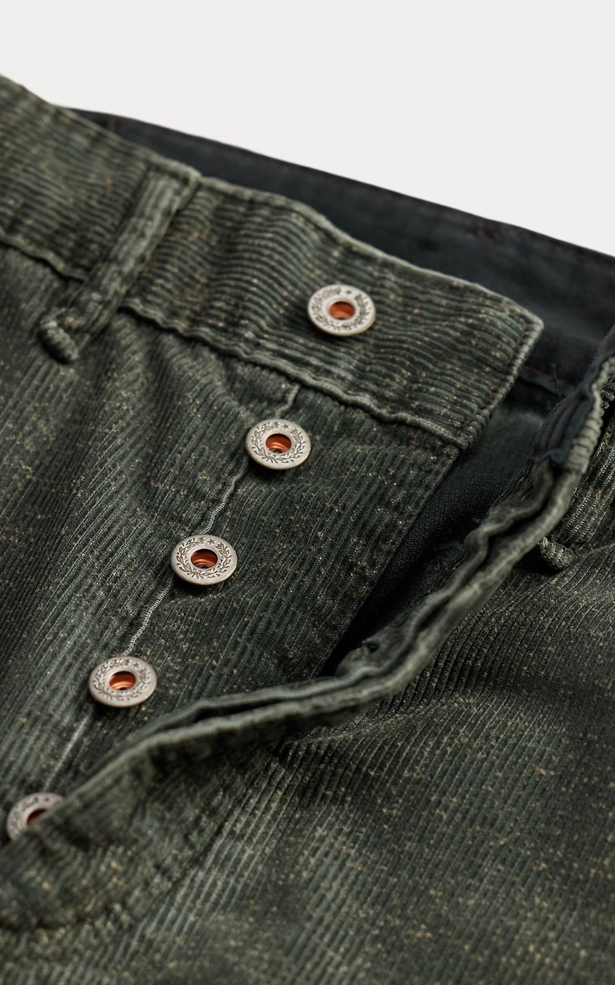 RRL Engineer Fit Corduroy Trousers Vintage Grey