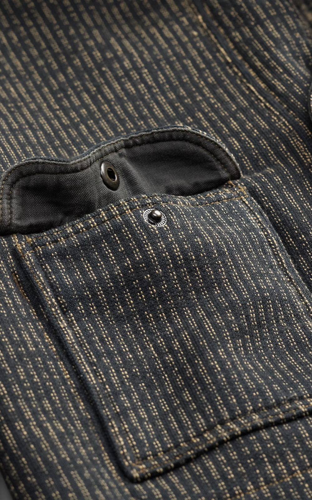 RRL Fleece Work Jacket Charcoal/Multi