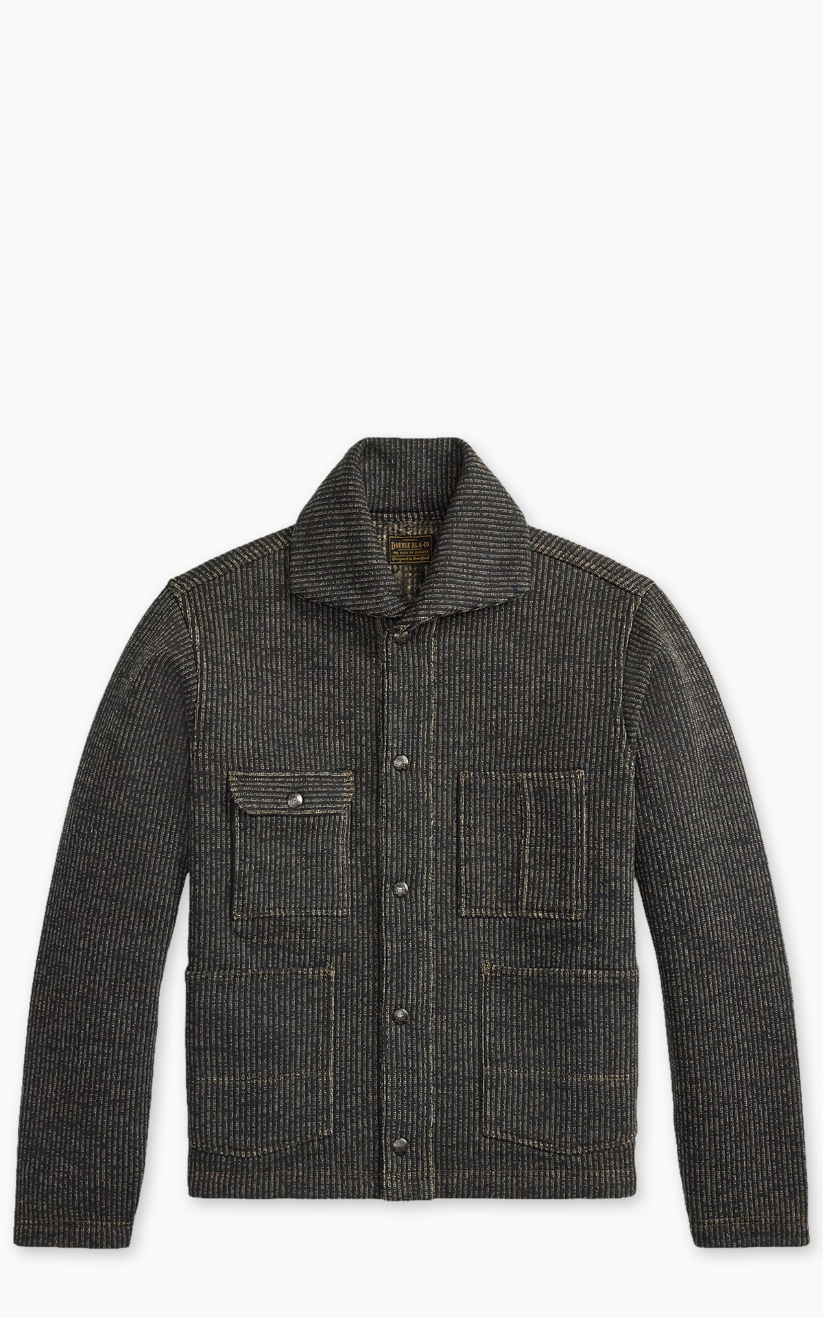 RRL Fleece Work Jacket Charcoal/Multi