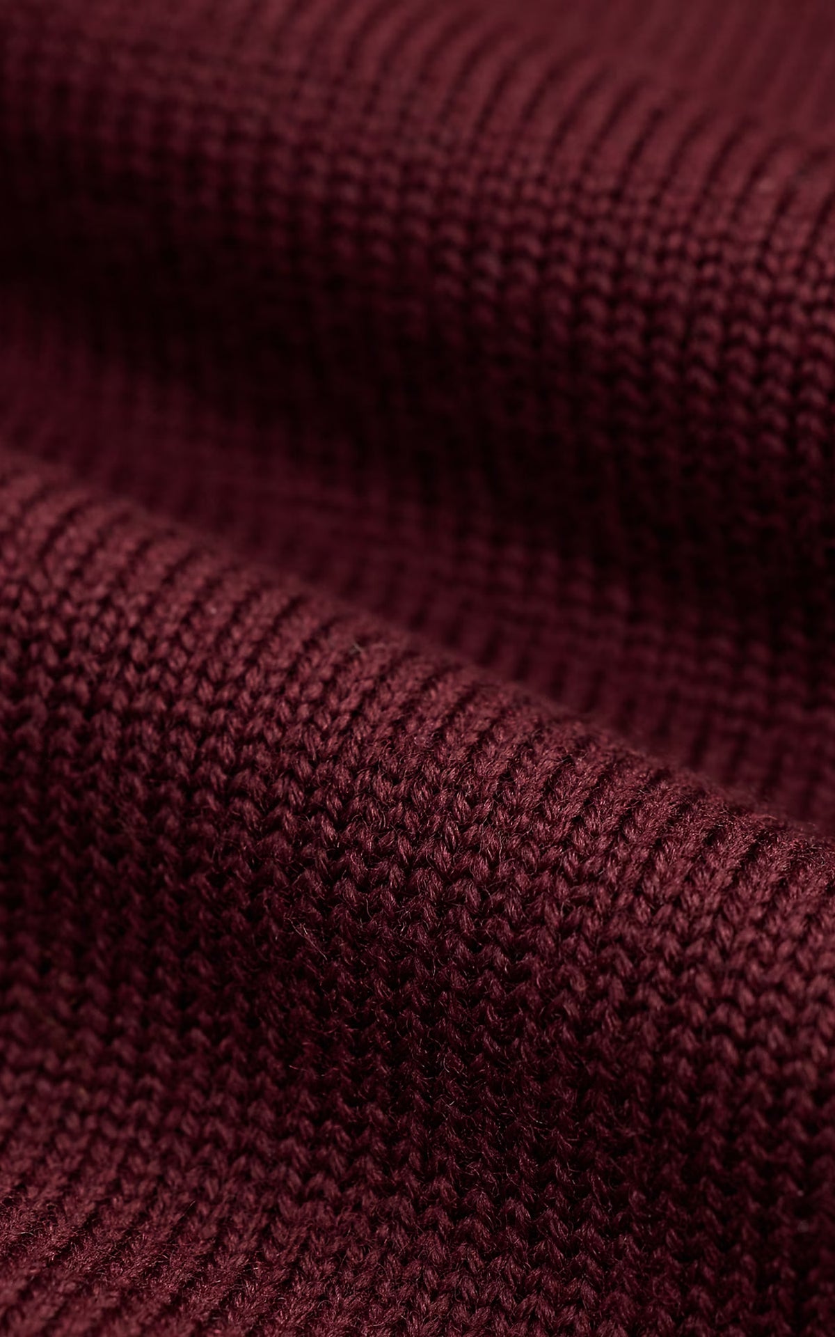RRL Embroidered Wool Quarter-Zip Jumper Maroon