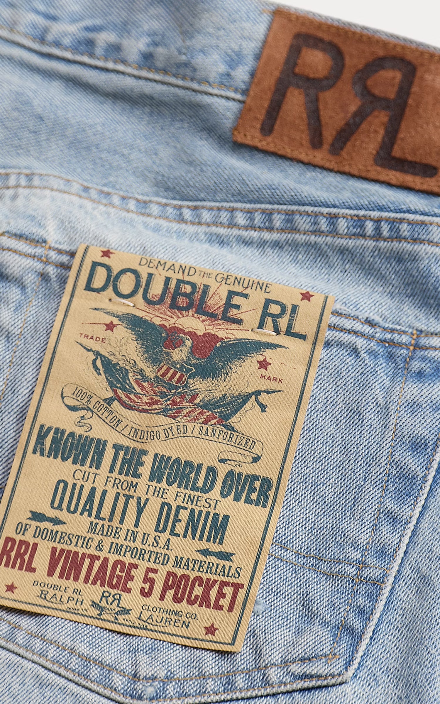 RRL Vintage 5-Pocket Bridgeview Jean Bridgeview Wash