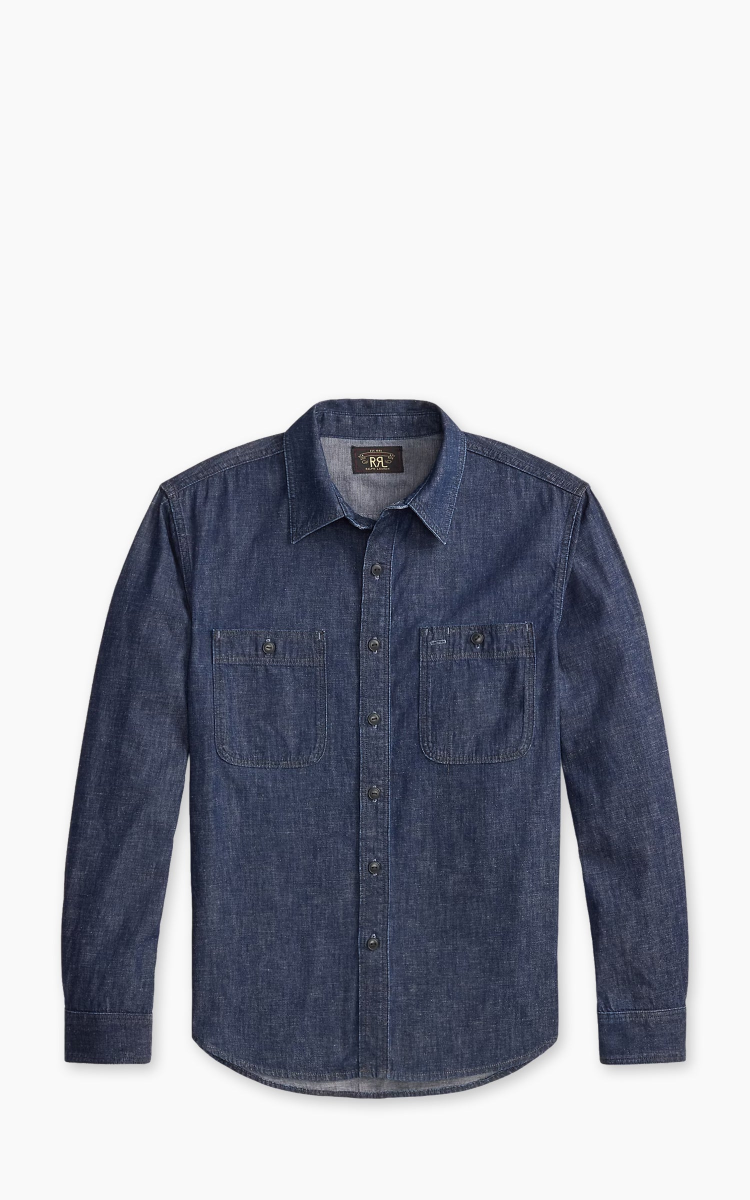 RRL Indigo Denim Workshirt Indigo Rinse