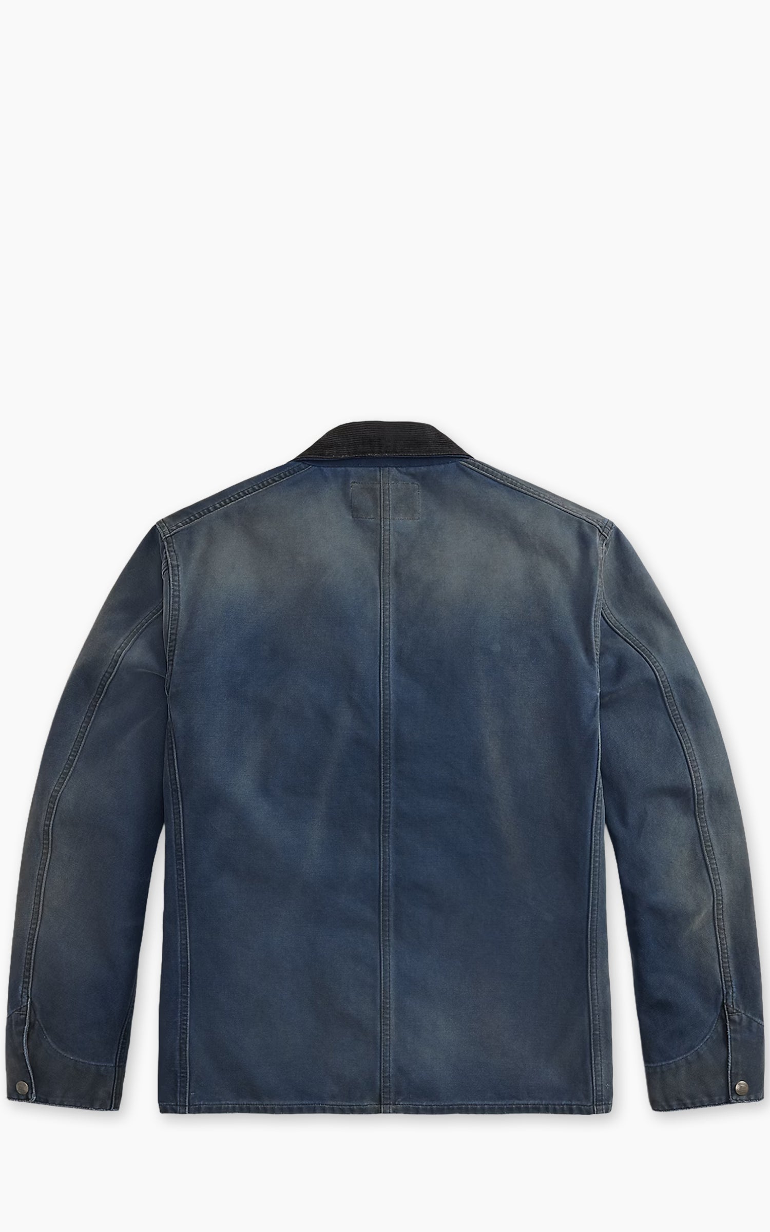 RRL Corduroy-Collar Canvas Jacket Bleached Navy