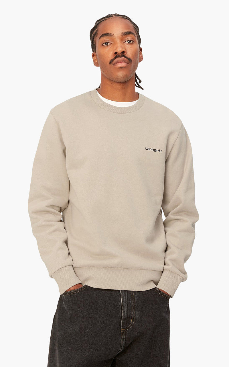 Carhartt WIP Script Embroidery Sweat Wall/Black