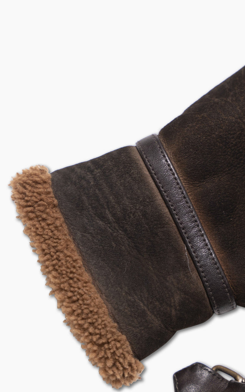 Shangri-La Heritage Aviatore B-3 Shearling Leather Jacket Castagno