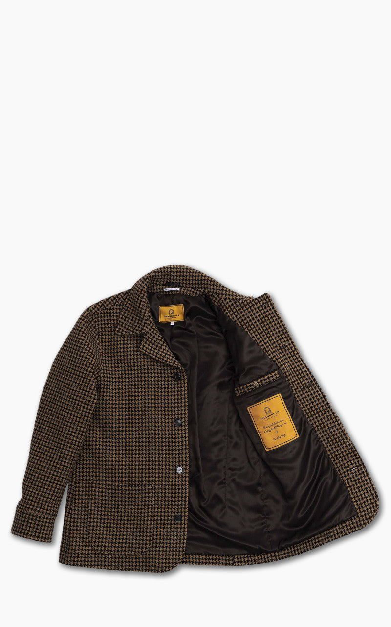 Shangri-La Heritage Enzo Wool Car Coat Pied de Poule
