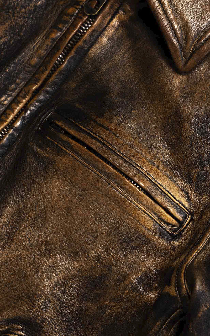 Shangri-La Heritage Varenne Leather Jacket Deserto