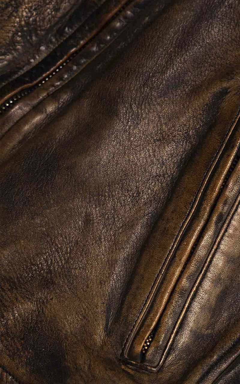 Shangri-La Heritage Varenne Leather Jacket Deserto