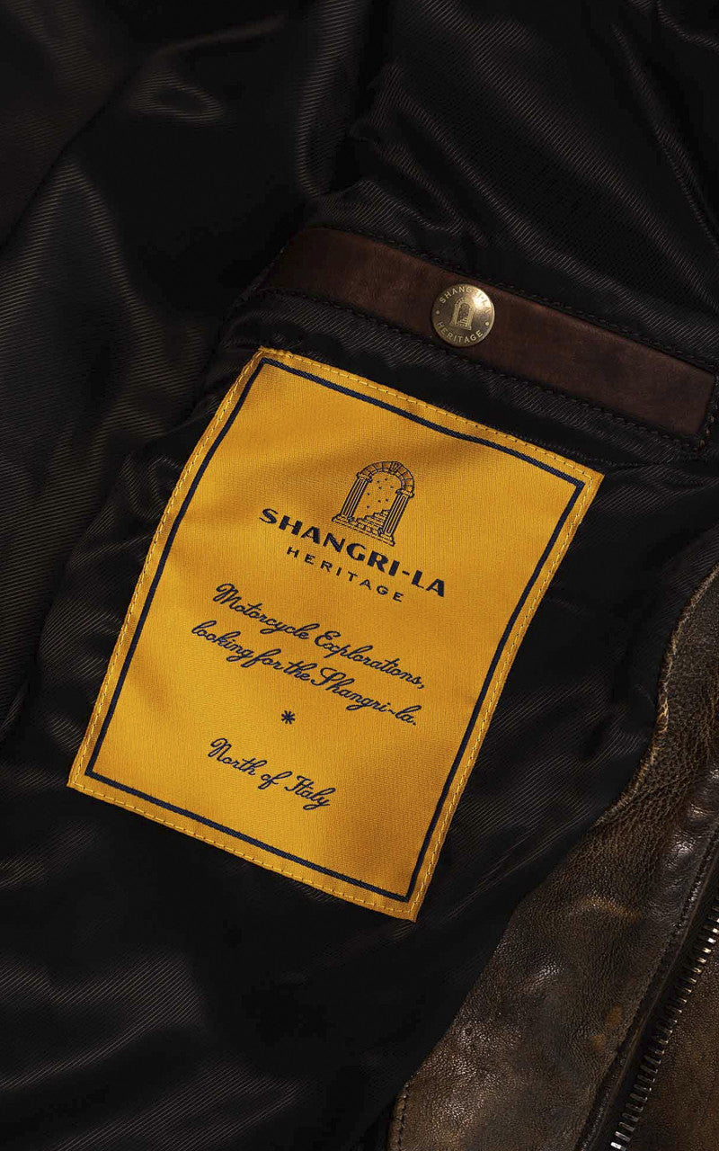 Shangri-La Heritage Varenne Leather Jacket Deserto