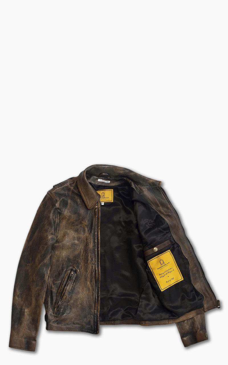 Shangri-La Heritage Varenne Leather Jacket Deserto