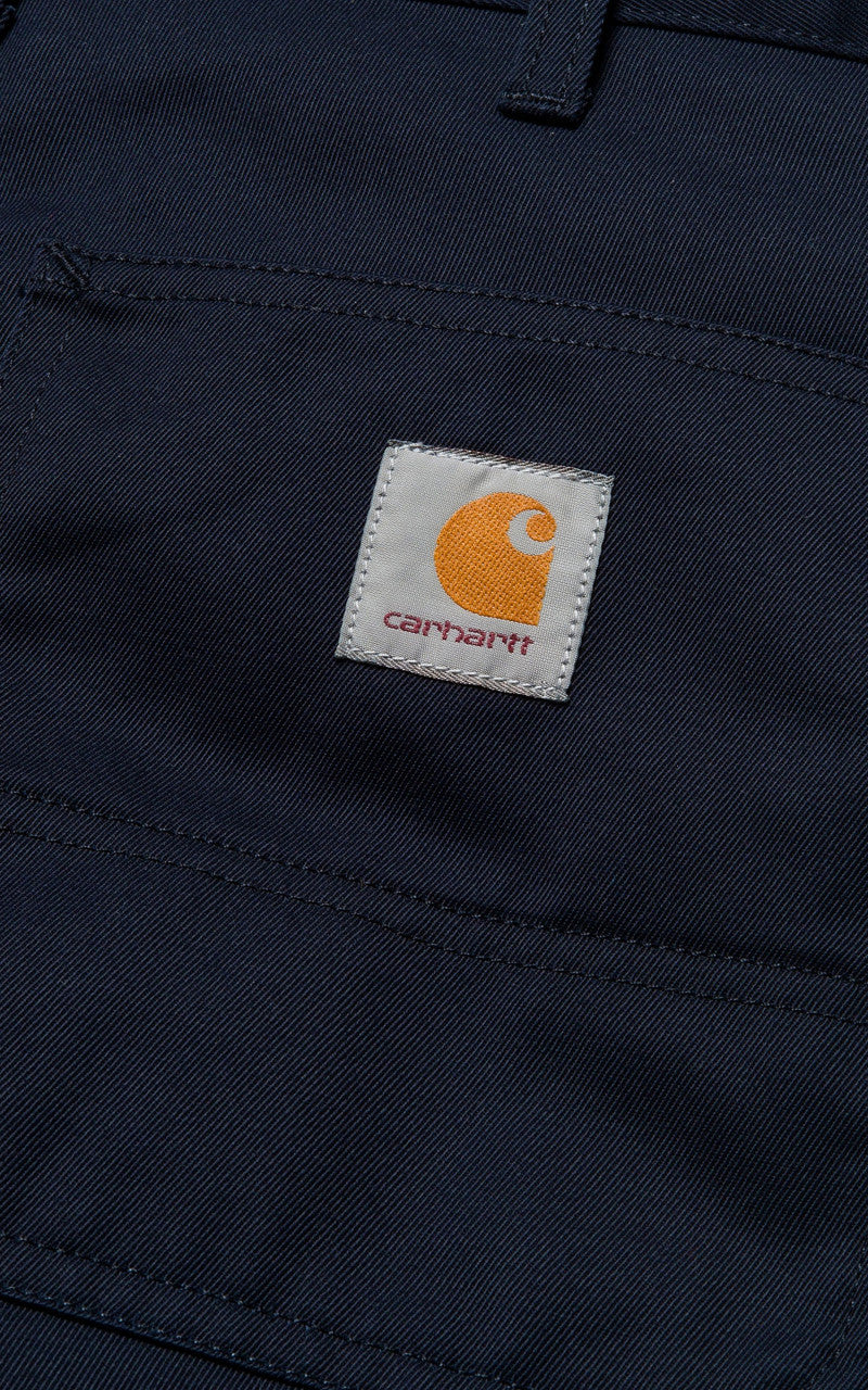 Carhartt WIP Simple Pant Denison Twill Rinsed Dark Navy