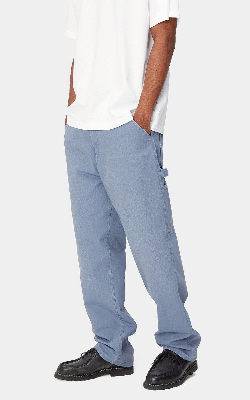 Carhartt WIP Single Knee Pant Dearborn Aged Canvas Bay Blue