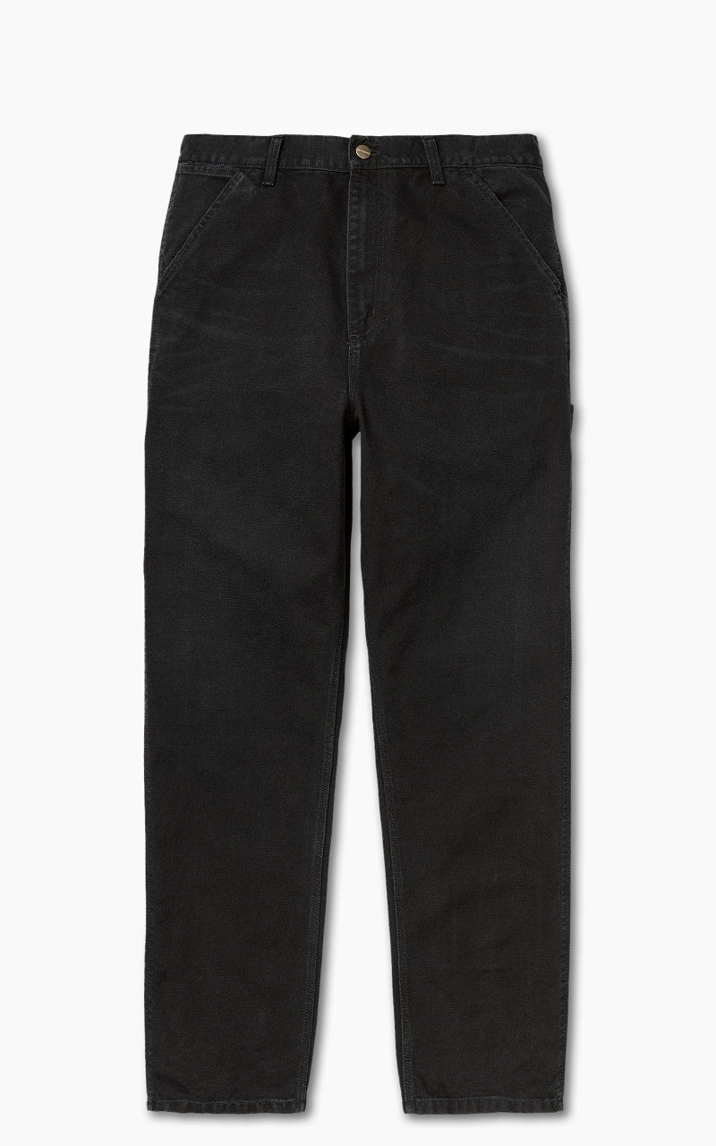Carhartt WIP Single Knee Pant Dearborn Canvas Aged Black