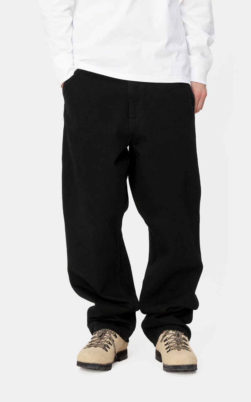 Carhartt WIP Single Knee Pant Smith Denim Rinsed Black