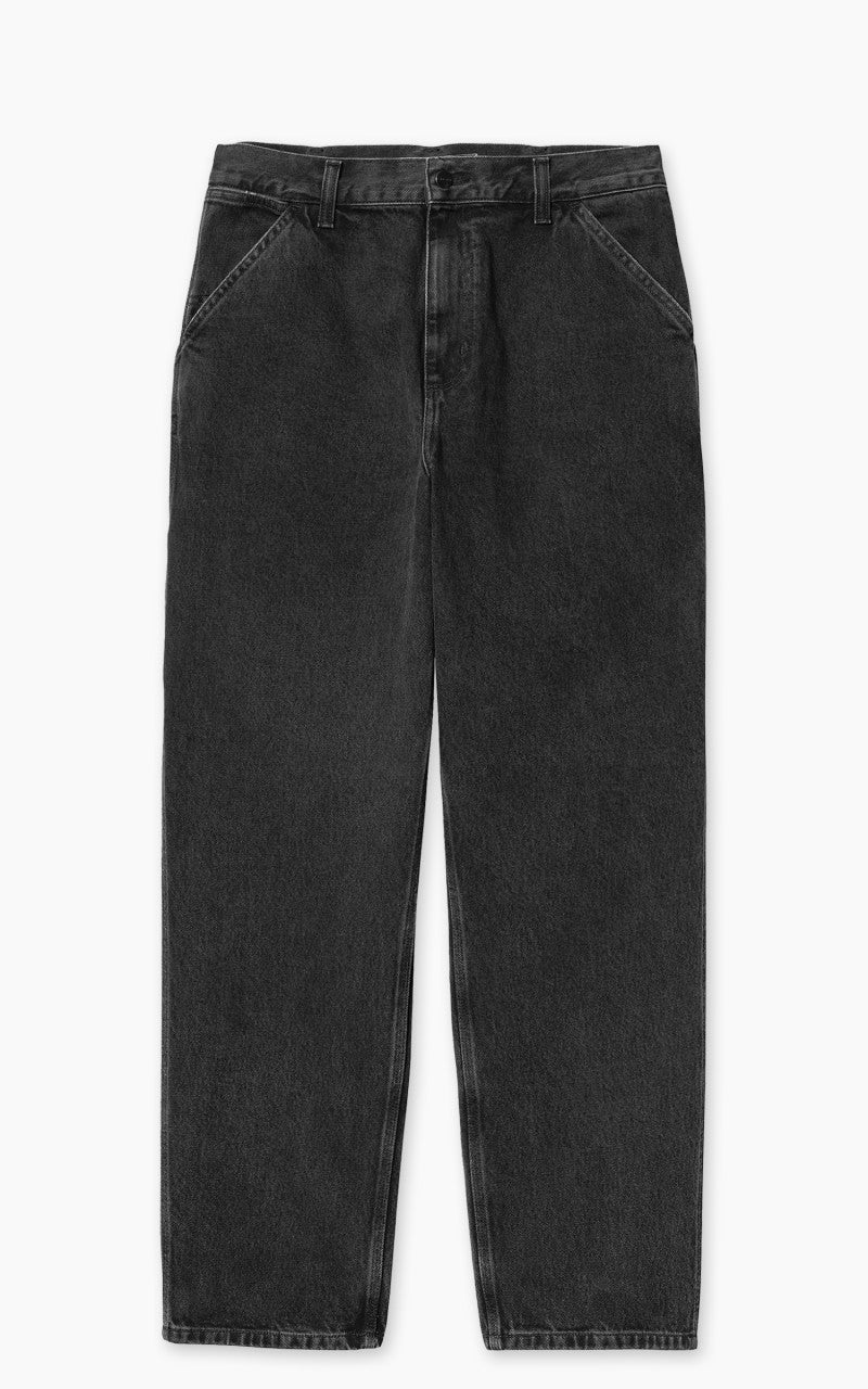 Carhartt WIP Single Knee Pant Smith Denim Stone Washed Black