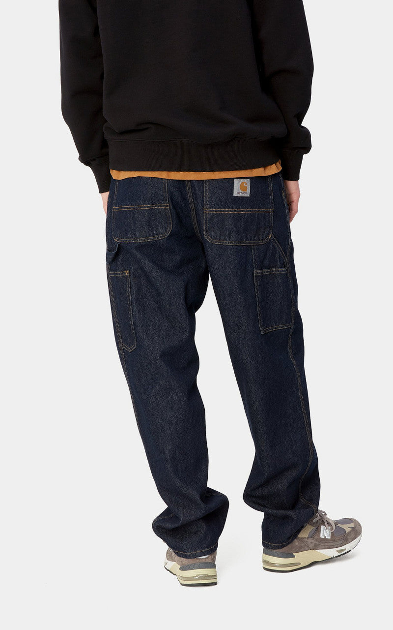 Carhartt WIP Single Knee Pant Smith Denim Rinsed Blue