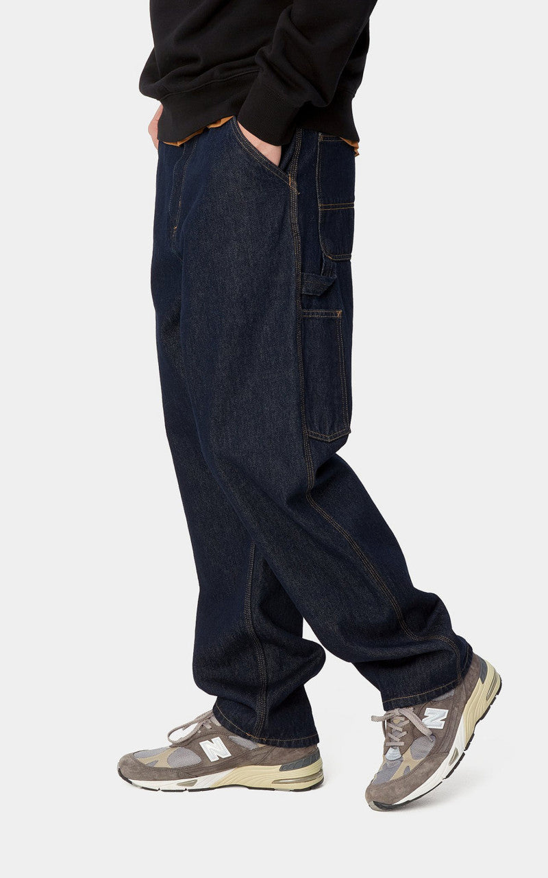 Carhartt WIP Single Knee Pant Smith Denim Rinsed Blue
