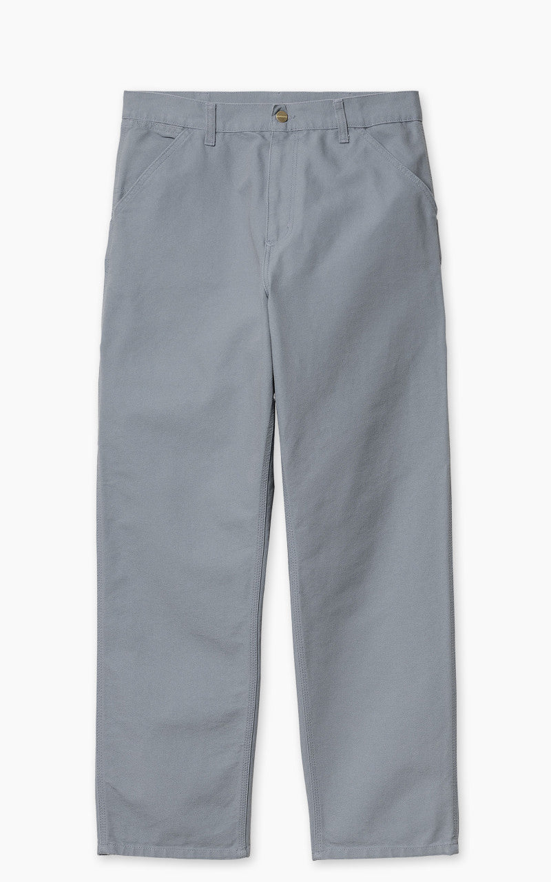 Carhartt WIP Single Knee Pant Dearborn Canvas Rinsed Dove Grey