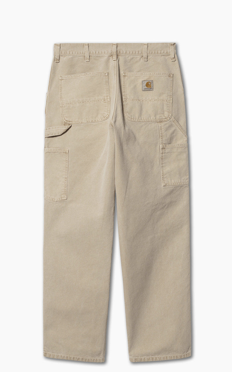 Carhartt WIP Single Knee Pant Dearborn Canvas Faded Dusty Hamilton Brown
