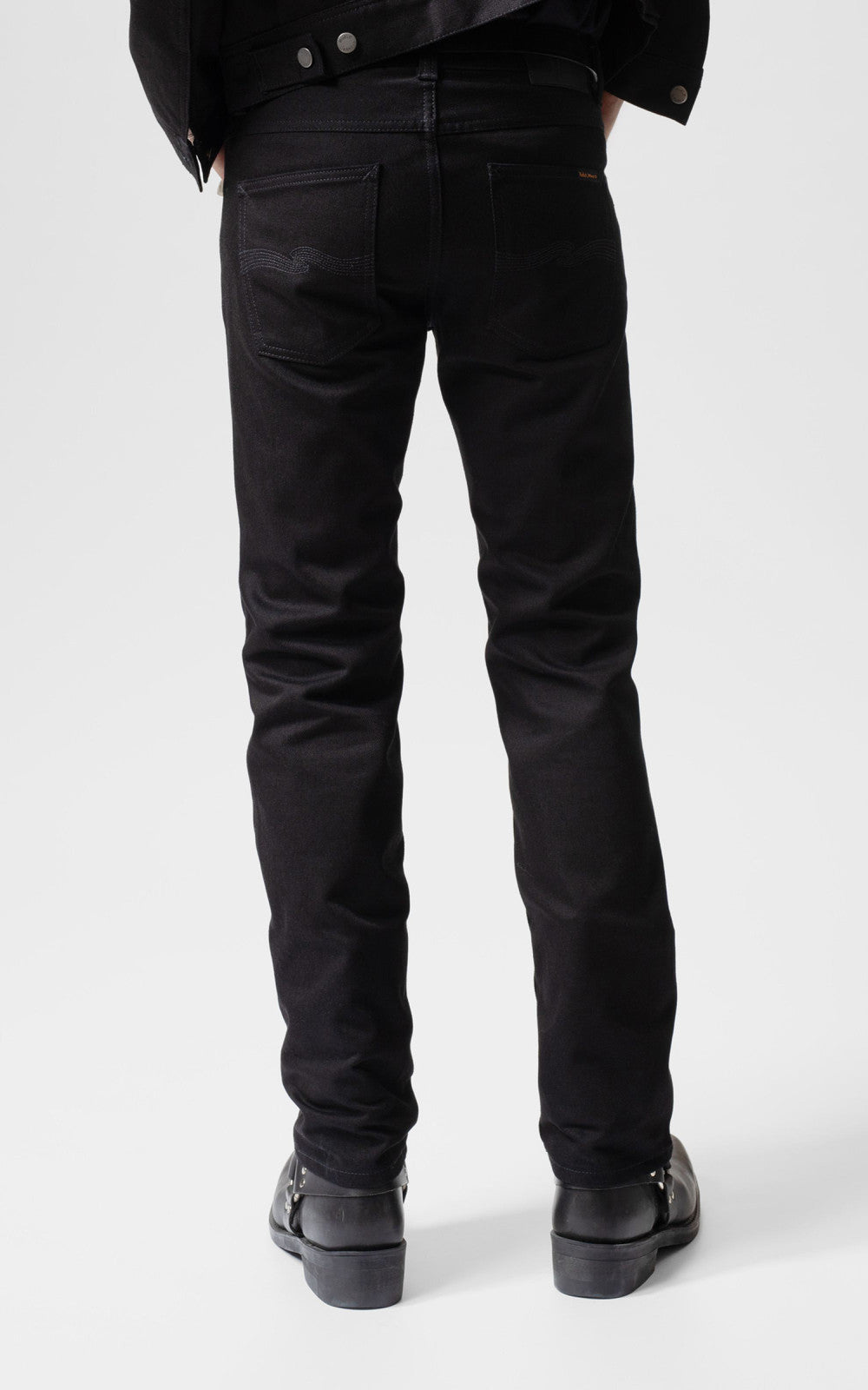 Nudie Jeans Slim Jim Dry Black Tar