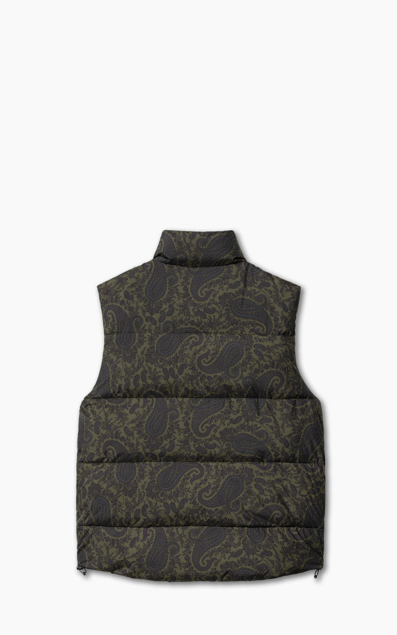 Carhartt WIP Springfield Vest Paisley Print Plant/Black