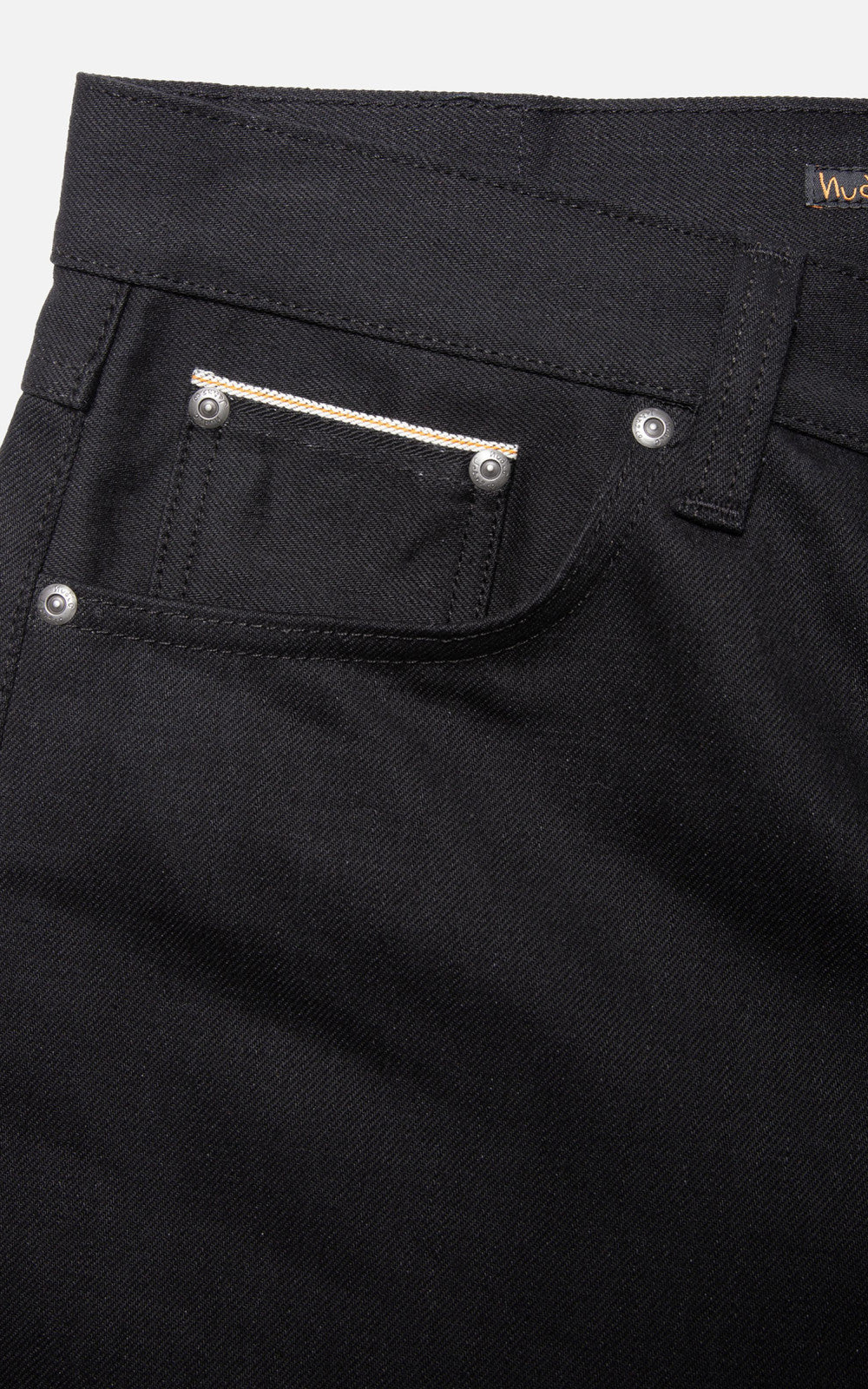 Nudie Jeans Steady Eddie II Dry Black Selvage