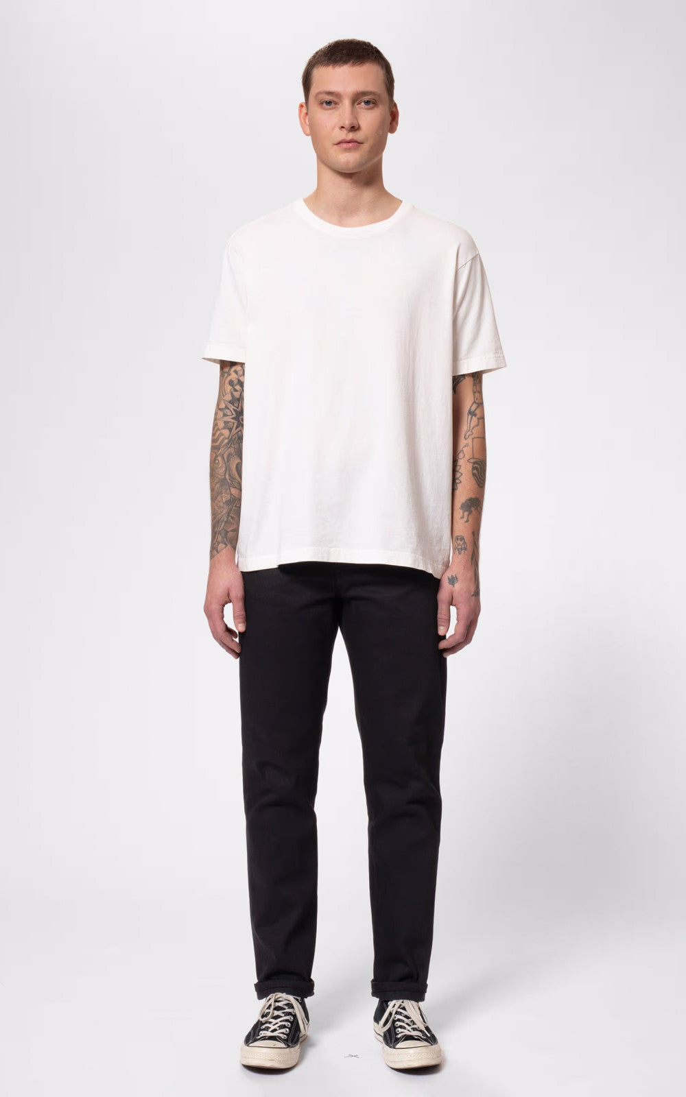 Nudie Jeans Steady Eddie II Dry Black Selvage