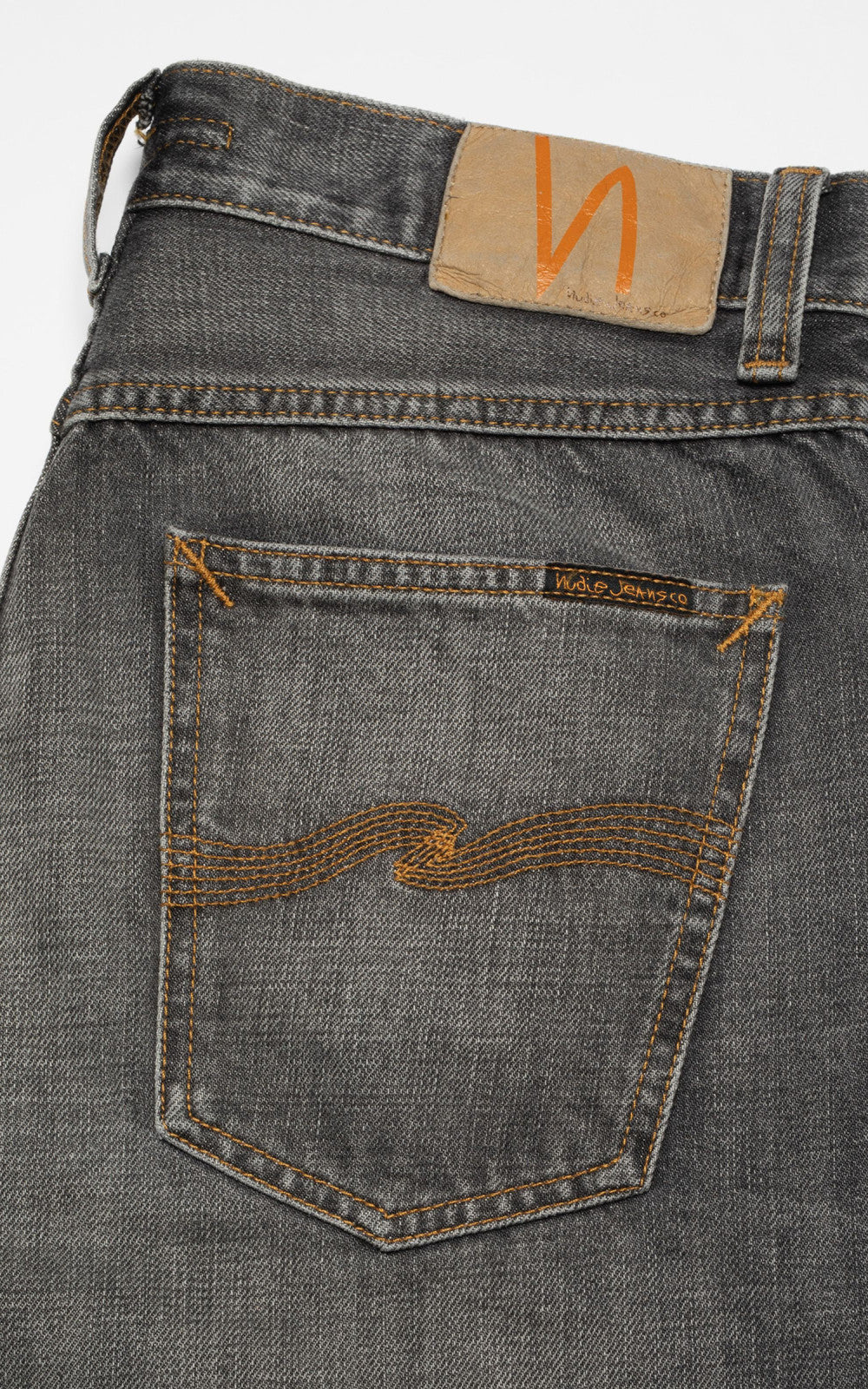 Nudie Jeans Steady Eddie II Grey Crosshatch