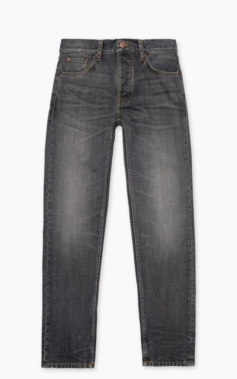 Nudie Jeans Steady Eddie II Grey Crosshatch