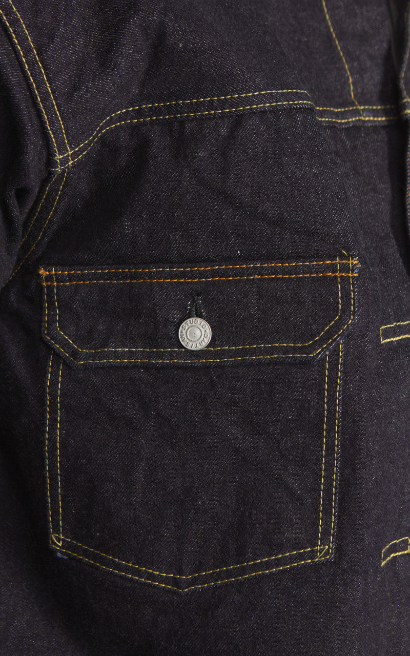 Studio D'Artisan SD-412 Type 2 Selvedge Denim Jacket Indigo
