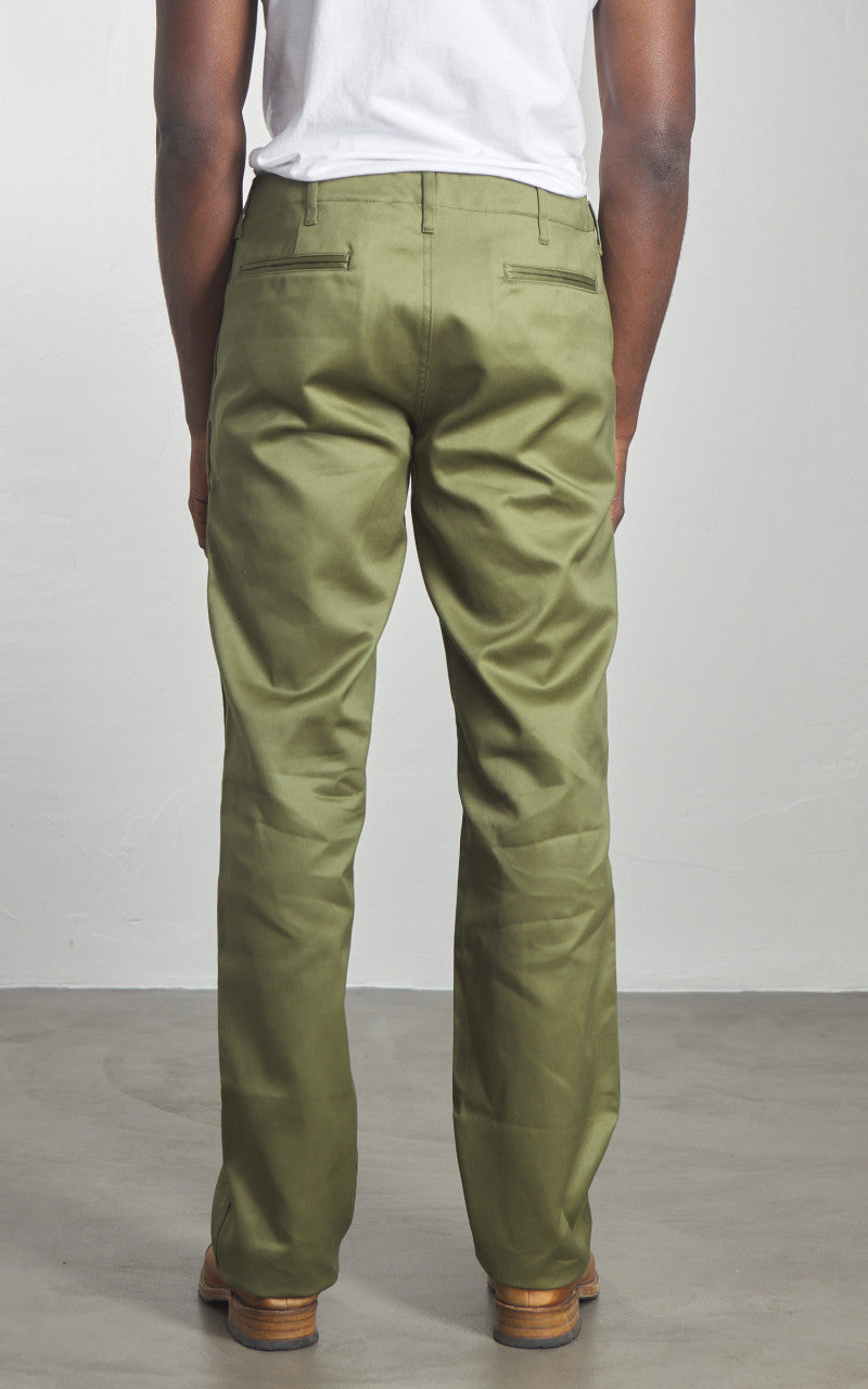 Studio D'Artisan 1874 Chino Trousers Army Green