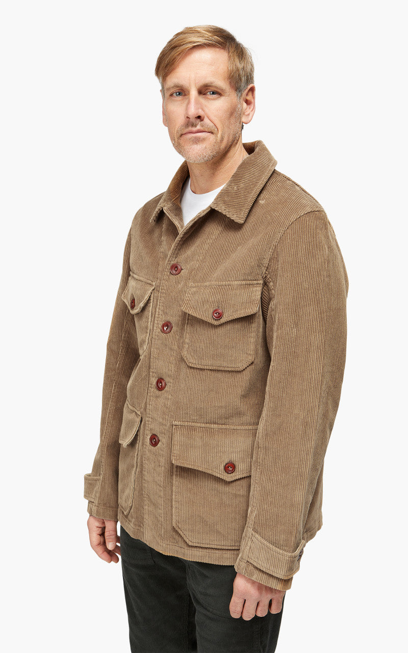 Tellason Hunting Jacket Kindermann Corduroy Taupe