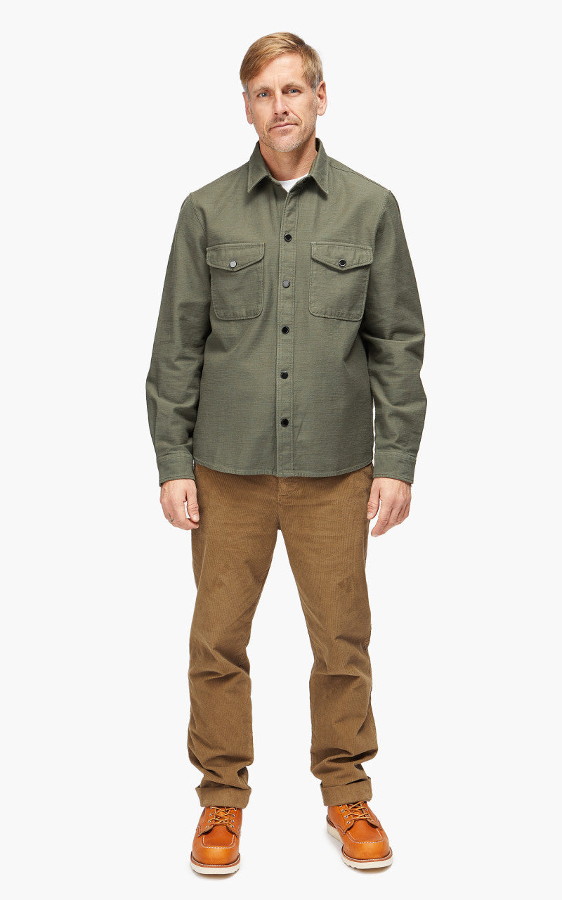 Tellason Overshirt Sateen Olive