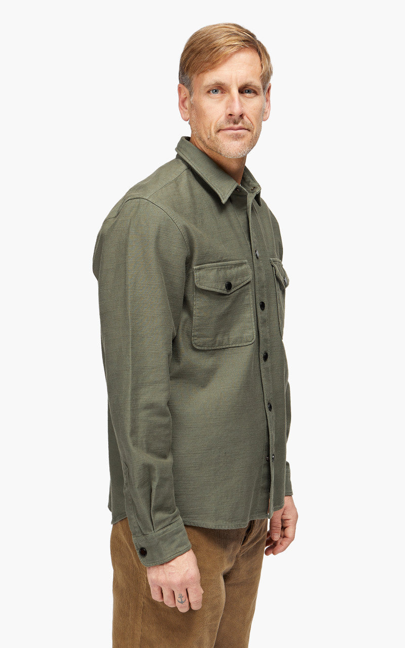 Tellason Overshirt Sateen Olive