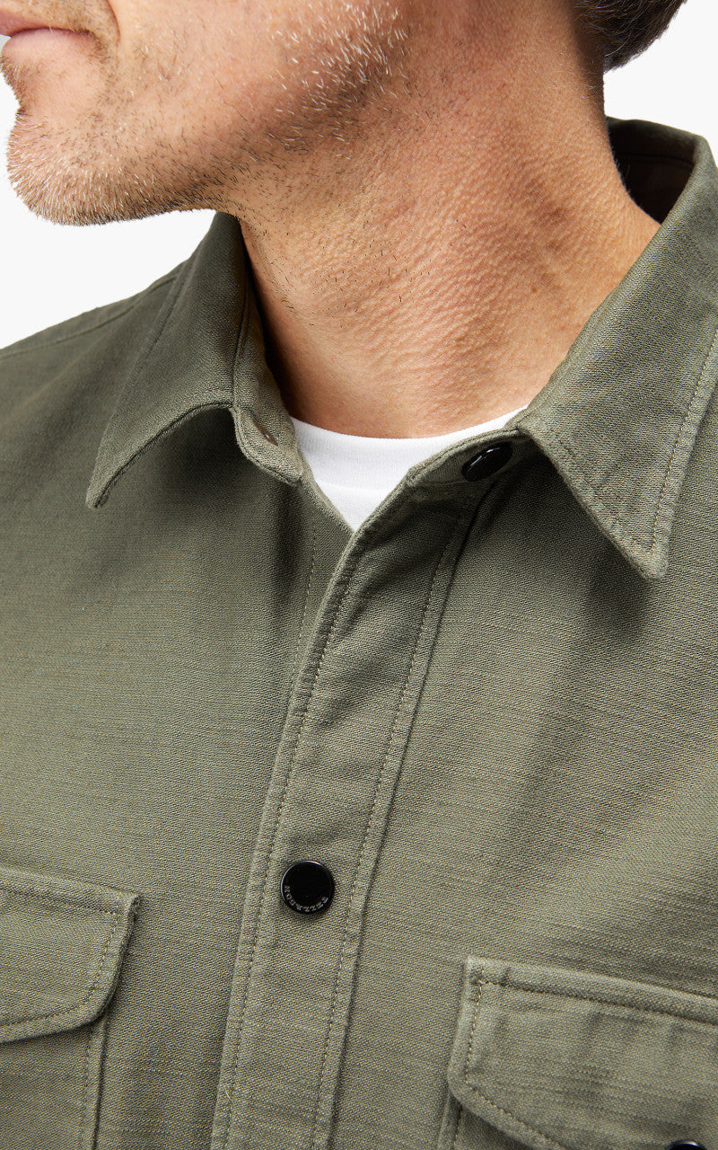 Tellason Overshirt Sateen Olive